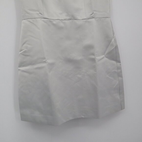 J. Crew Embellished Satin Dress Women 6 White Rich Auntie Core Event Holiday NWT - Picture 11 of 16